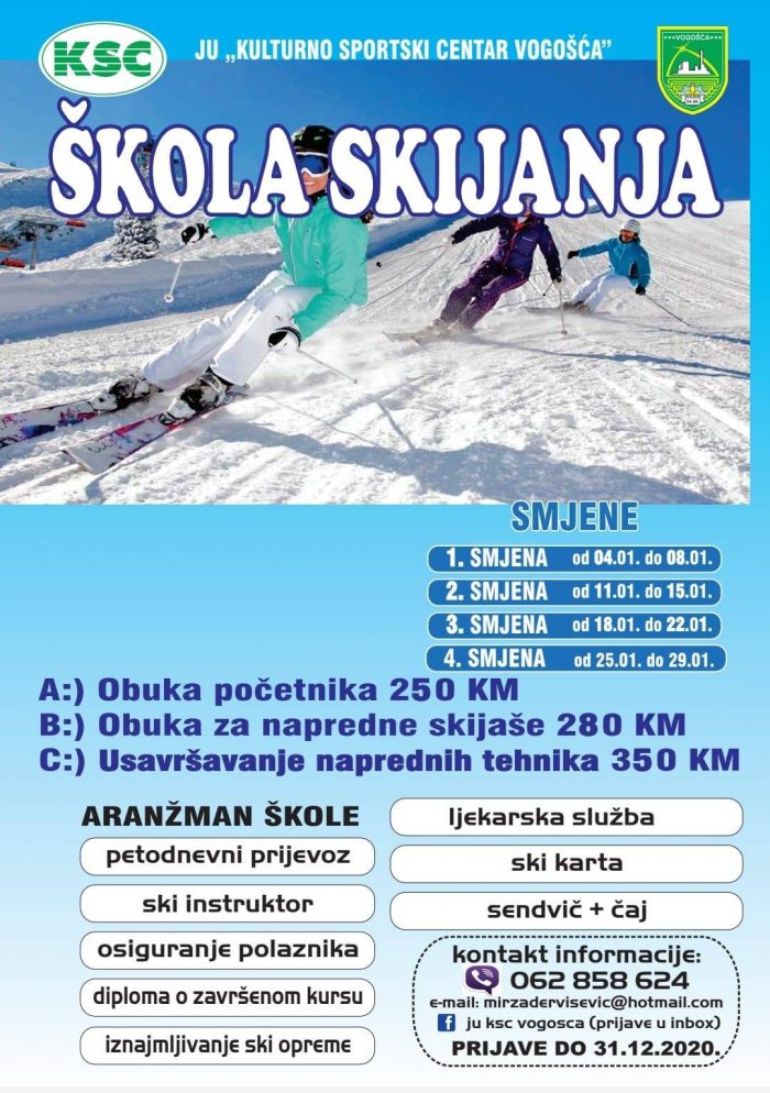škola skijanja