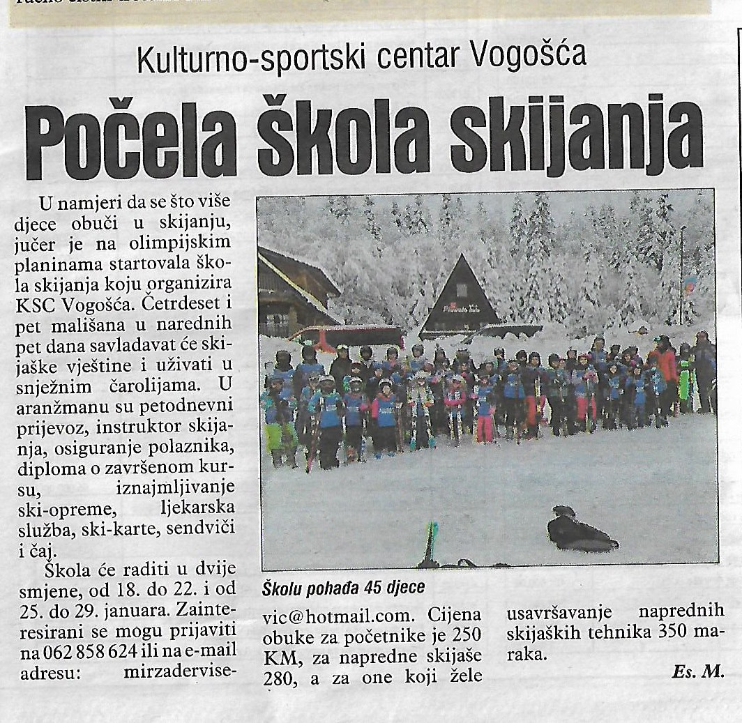 Škola skijanja